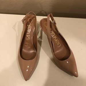 Calvin Klein Tan Heels